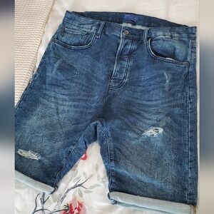 Zara Dark Blue Denim Jeans